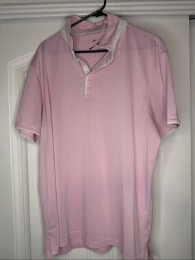 Head Men's Light Pink Polo with White Trim